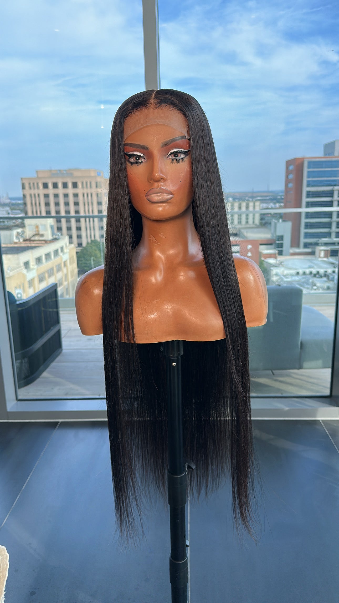 Straight Closure Wig Sale