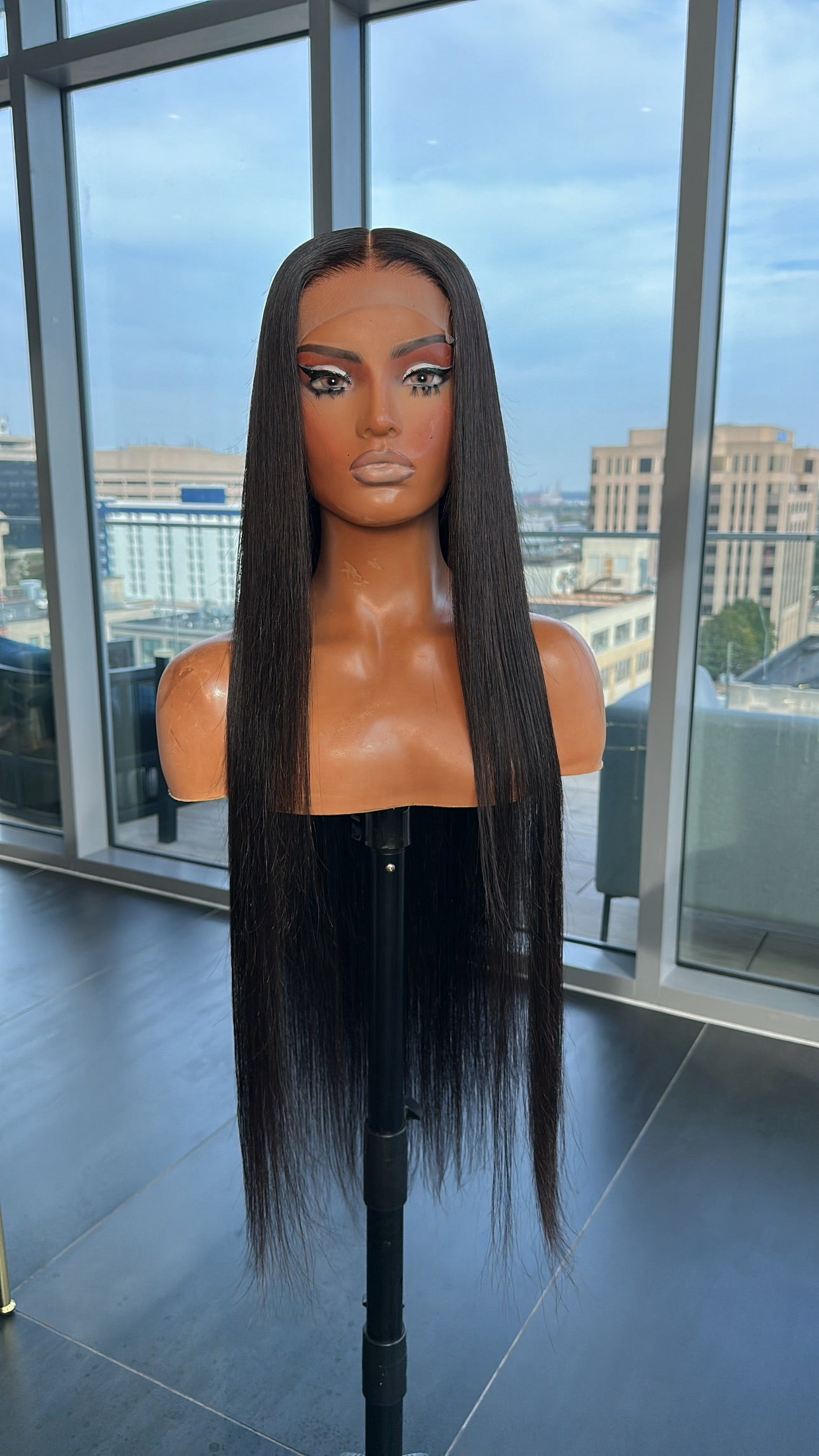 Straight Closure Wig Sale